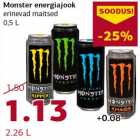 Allahindlus - Monster energiajook erinevad maitsed