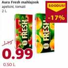 Allahindlus - Aura Fresh mahlajook apelsini, tomati