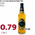 A. Le Coq Special hele õlu

