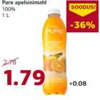 Магазин:Comarket,Скидка:Апельсиновый сок Pure