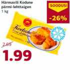 Allahindlus - Härmavili Kodune
pärmi-lehttaigen
1 kg