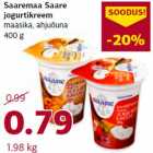 Allahindlus - Saaremaa Saare
jogurtikreem
