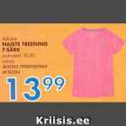 Adidas NAISTE TREENING T-SÄRK