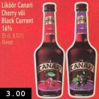 Allahindlus - Liköör Canari Cherry või Black Currant