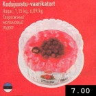 Allahindlus - Kodujuustu-vaarikatort 