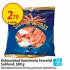 Külmutatud koorimata krevetid Subland, 500 g