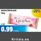 GEISHA ŠOKOLAAD 100 g