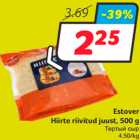 Estover
Hiirte riivitud juust, 500 g
