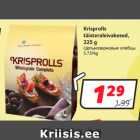 Allahindlus - Krisprolls
täisteraleivakesed,
225 g