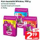 Allahindlus - Kuiv kassisööt Whiskas, 950 g
