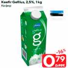 Allahindlus - Keefir Gefilus, 2,5%, 1 kg
