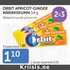 ORBIT APRICOT - GINGER NÄRIMISKUMM 14 g