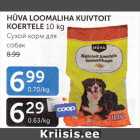 HÜVA LOOMALIHA KUIVTOIT KOERTELE 10 kg