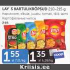 Allahindlus - LAY´S KARTULIKRÕPSUD 210 -215 g