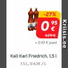 Квас Karl Friedrich, 1,5 л