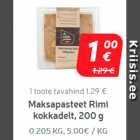 Allahindlus - Maksapasteet
Rimi kokkadelt, 200 g