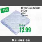 ТЕКК 140x2OOcm 84Og valoe