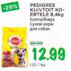 PEDIGREE KUIVTOIT KOERTELE 8,4 kg loomalihaga