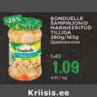 Allahindlus - BONDUELLE ŠAMPINJOONID MARINEERITUD TILLIGA 280g/165g