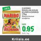 HARIBO MAHLAKARUD KUMMIKOMMID l75g