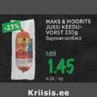 MAKS & MOORITS JUSSI KEEDUVORST 330g