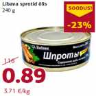 Магазин:Comarket,Скидка:Шпроты в масле
240 г