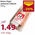 Allahindlus - Marta Pagar
aedmarja rullkook
300 g