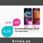 Allahindlus - Kondoomid Durex, 10 tk*
 