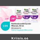 Allahindlus - Rulldeodorandid Garnier
Minerals, 50 ml

