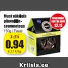 Must näkileib päevalilleseemnetega
