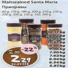 Maitseained Santa Maria