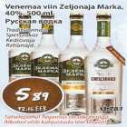 Alkohol - Venemaa viin Zeljonaja Marka