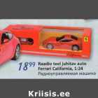Raadio teel juhitav auto Ferrari California,1:24