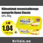 Allahindlus - Vähendatud rasvasisaldusega
margariin Rama Classic

