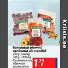 Allahindlus - Kuivatatud ploomid, aprikoosid või mandlid