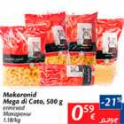 Allahindlus - Makaronid Mega di Cato, 500 g