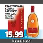 Allahindlus - PRANTSUSMAA
KONJAK
LARSEN VS
40% 0,5 L