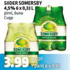 Allahindlus - SIIDER SOMERSBY
4,5% 6 x 0,33 L
