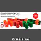 LÕHNAKÜÜNLA KOMPLEKT 4 TK