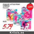 PONI MY LITTLE PONY
SÕBRAD
