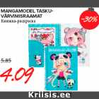 MANGAMODEL TASKUVÄRVIMISRAAMAT