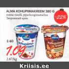 ALMA KOHUPIIMAKREEM 380 G