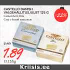 CASTELLO DANISH
VALGEHALLITUSJUUST 125 G