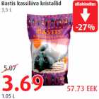 Bastis kassiliiva kristallid
