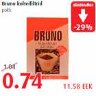Bruno kohvifiltrid