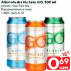 Alkoholivaba õlu Saku GO, 500 ml

