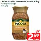 Lahustuv kohv Cronat Gold, Jacobs, 100 g
