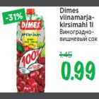Dimes viinamarjakirsimahl 1l
