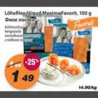 Allahindlus - Lõhefilee lõigud Maxima Favorit , 100g