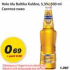 Hele õlu Baltika Kuldne, 5,3%, 500ml